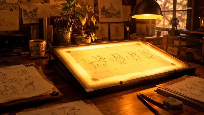 动画短片《灯下》上线:四个人画了九个月,值吗 配图